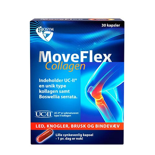 Se BioSym MoveFlex Collagen 30 kaps. ✔ Kæmpe udvalg i BioSym - Køb online på udsalg og tilbud lige nu ✔ Super billig fragt og lynhurtig levering - Varenummer: Helsegrossisten-26594 og 5705380167941 på lager - Udsalg på Sundhed > Led og knogler > Collagen Spar helt op til 57% - Kæmpe udsalg på over 739 mærker