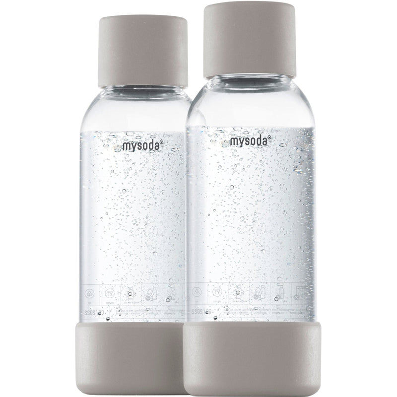 Se MySoda Vandflaske 0,5 liter 2 stk. Varm grå ✔ Kæmpe udvalg i MySoda ✔ Meget billig fragt og hurtig levering: 1 - 2 hverdage - Varenummer: KTO-M2PB05F-GS og barcode / Ean: &