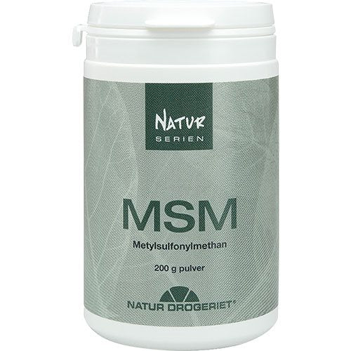 Natur Drogeriet MSM Pulver Til kosmetisk brug 200 g.