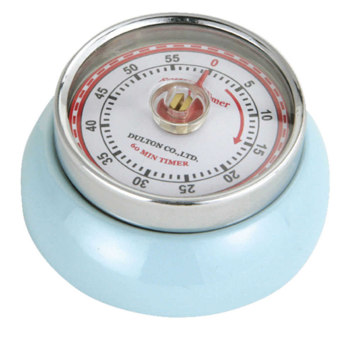 Pastelblåt Speed Timer minutur fra Zassenhaus i retro design