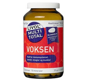 Se Livol Multi vitamin voksne 150 tab. ✔ Kæmpe udvalg i Livol - Køb online på udsalg og tilbud lige nu ✔ Lav fragtpris og hurtig levering - Varenummer: Helsegrossisten-19662 og 5702071500179 på lager - Udsalg på Sundhed > Orkla Care A/S > Led og knogler Spar helt op til 73% - Over 2.739 kendte mærker på udsalg
