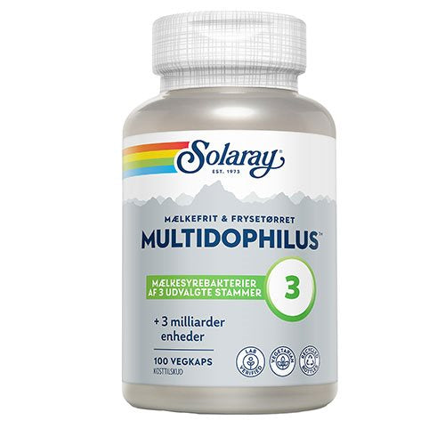 Se Solaray Multidophilus 3 mælkefri 100 kaps. ✔ Kæmpe udvalg i Solaray - Køb online på udsalg og tilbud lige nu ✔ Lav fragtpris og hurtig levering - Varenummer: Helsegrossisten-17833 og 76280780390 på lager - Udsalg på Kosttilskud > Tilbud > Populære varer Få op til 63% i rabat - Shop populære mærker fra over 2.739 mærker