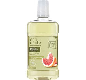 Se EcoDenta Mundskyl m. propolis & tea tree oil REFRESH & PROTECT 500 ml. ✔ Kæmpe udvalg i EcoDenta - Køb online på udsalg og tilbud lige nu ✔ Billig fragt • Hurtig levering - Varenummer: Helsegrossisten-54212 og 4770001005750 på lager - Udsalg på Personlig pleje > > Få op til 69% i rabat - Over 1.798 mærker samlet på udsalg