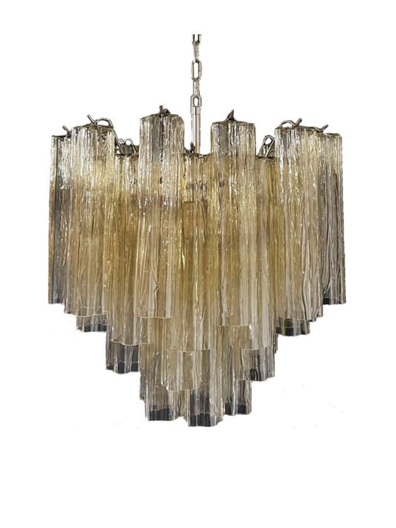 Se Murano lysekrone på udsalg! 36 Tuber, Rav Krom blank. Billig fragt & hurtig levering. Spar op til 55%! CHEVIN-70933.