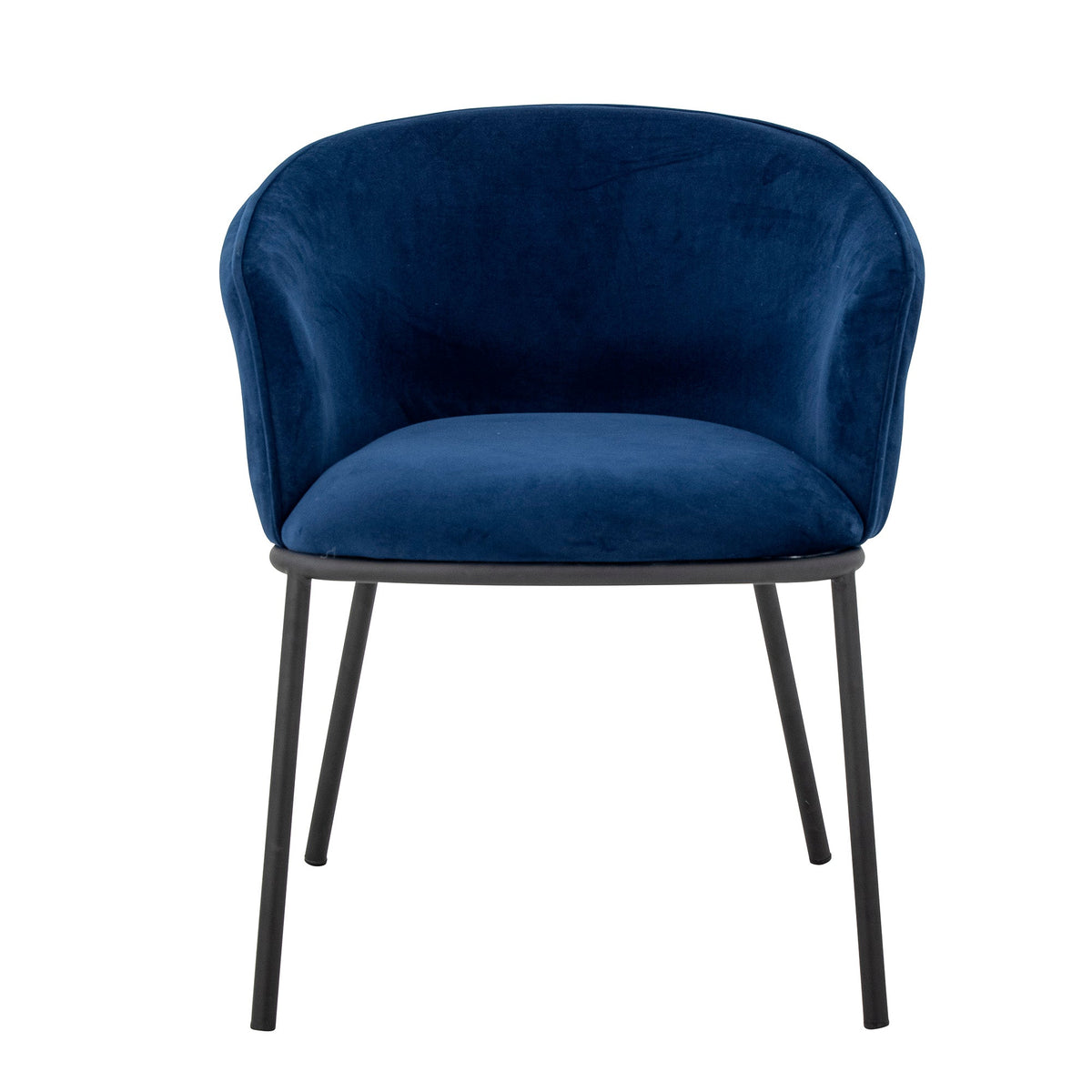 Cortone spisebordsstol i blå genanvendt polyester fra Bloomingville