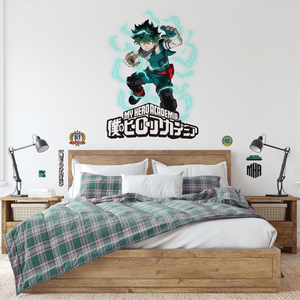 Se My Hero Academia Wallsticker ✔ Kæmpe udvalg i Roommates - Køb online på udsalg og tilbud lige nu ✔ Billig fragt • Hurtig levering - Varenummer: MMAction-216191 og 34878635910 på lager - Udsalg på Wallstickers til børneværelset Spar stort – op til 71% - Kæmpe udsalg på over 2.739 mærker