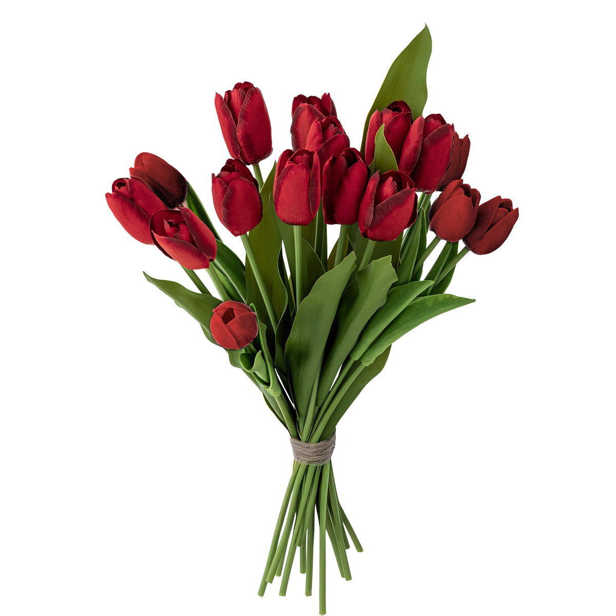 Rød Tulip buket med kunstige blomster fra Bloomingville