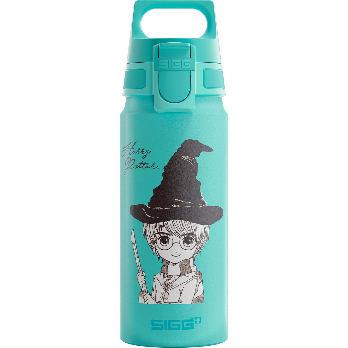 Sigg WMB ONE drikkeflaske i aluminium på 0,6 liter med Harry Potter-motiv fra Warner Bros