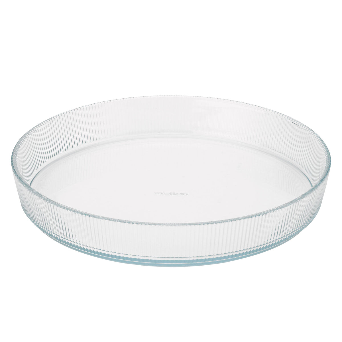 Stelton Pilastro ovnfast fad i riflet glas, Ø28 cm