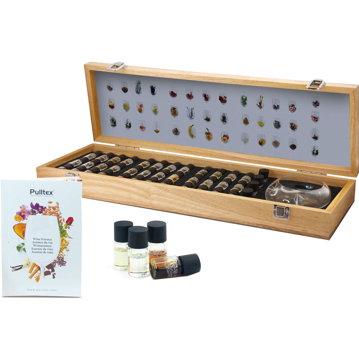 Pulltex Deluxe duftsæt med 40 aromaer til rød- og hvidvin