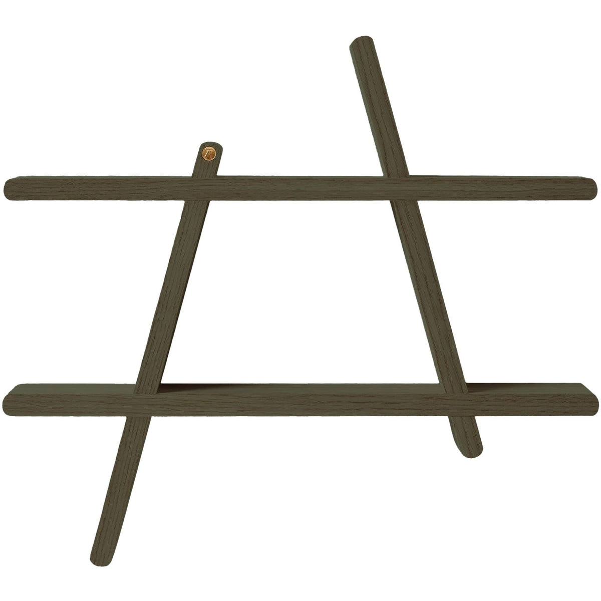 Olivengrøn A-Light Shelf væghylde fra Andersen, medium, 52 x 46 cm