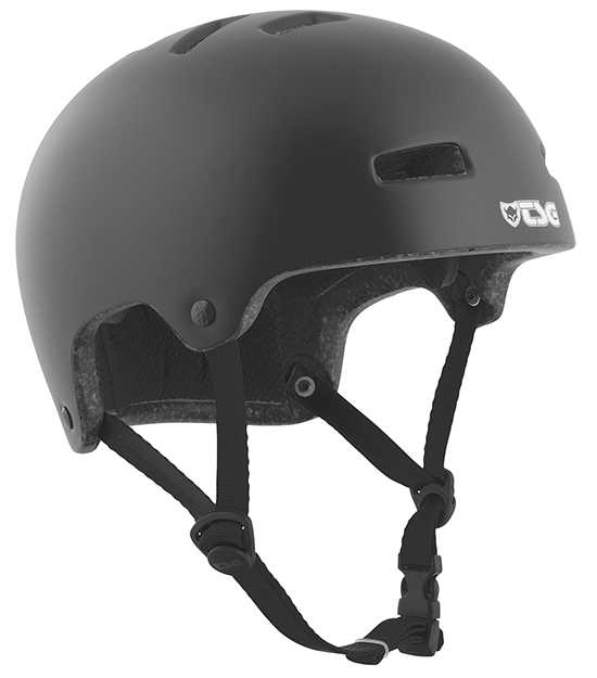 TSG Nipper Maxi Skaterhjelm Satin Sort - XXS/XS 52-54cm XXS/XS 52-54 cm