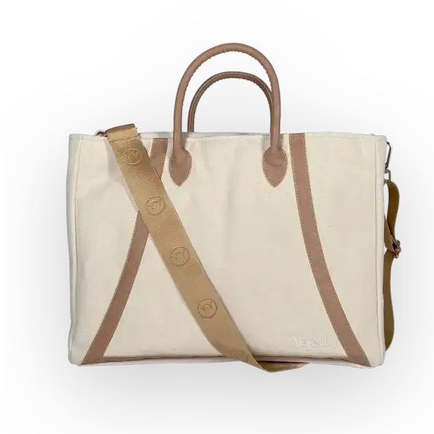 Najell pusletaske i farven Ivory White