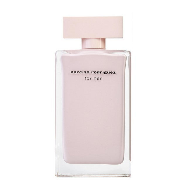Flaske med Narciso Rodriguez For Her eau de parfum 100 ml