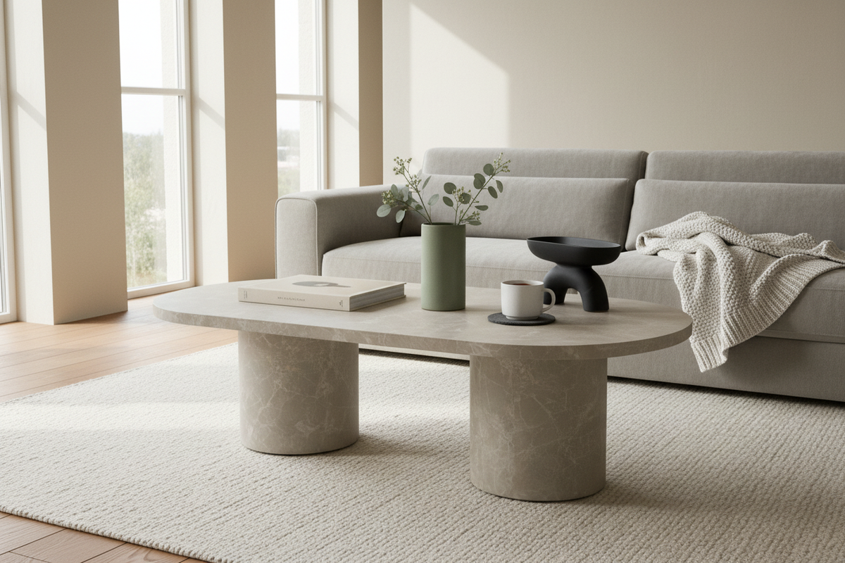 Se Venture Home Narvik - sofabord i beige marmorlook - 32Ã120Ã60 cm ❤ Kæmpe udvalg i Venture Home - Køb online på udsalg og tilbud lige nu ❤ Lav fragtpris og hurtig levering - Varenummer: Bolig&Haven-52765728440650 og barcode / Ean: 7340220844477 på lager - Udsalg på Spar stort – op til 59% - 2.739+ brands samlet til lave priser