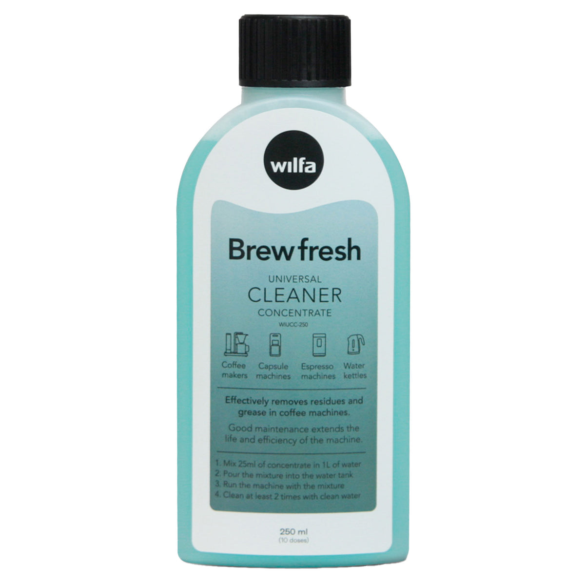 Wilfa Brewfresh rengøringsmiddel til kaffemaskiner, 250 ml