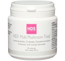 Se NDS Multi Mushroom Total 90 tab. ✔ Kæmpe udvalg i NDS - Køb online på udsalg og tilbud lige nu ✔ Billig fragt og hurtig levering - Varenummer: Helsegrossisten-56837 og 5707343070015 på lager - Udsalg på Kosttilskud > > Få op til 63% i rabat - Over 2.739 mærker på stort udsalg