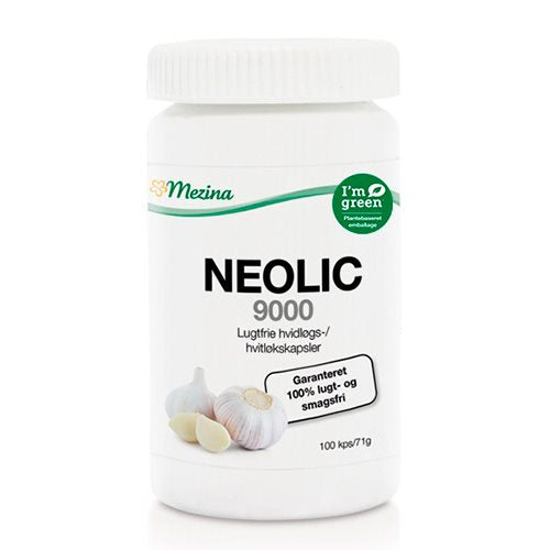 Se Mezina Neolic 9000 100 kaps. ✔ Kæmpe udvalg i Mezina - Køb online på udsalg og tilbud lige nu ✔ Meget billig fragt og hurtig levering - Varenummer: Helsegrossisten-8289 og 5709731010047 på lager - Udsalg på Sundhed > Hvidløg > Få op til 67% i rabat - Shop udsalg fra mere end 1.798 mærker