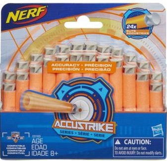 Se NERF - N-Strike Accustrike 24 stk. Nerf pile/Dart ✔ Kæmpe udvalg i Hasbro - Køb online på udsalg og tilbud lige nu ✔ Billig fragt • Hurtig levering - Varenummer: MMAction-197104 og 630509502011 på lager - Udsalg på Soft Dart Blasters Spar helt op til 57% - Over 739 kendte mærker på udsalg