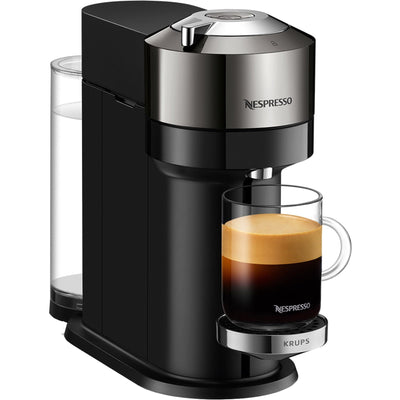 Se Nespresso Vertuo Next kaffemaskine, 1,1 liter, krom ✔ Kæmpe udvalg i Nespresso ✔ Meget billig fragt og hurtig levering: 1 - 2 hverdage - Varenummer: KTO-XN910C10WP og barcode / Ean: '3016661156908 på lager - Udsalg på Kapselmaskine Spar op til 64% - Over 1122 kendte brands på udsalg