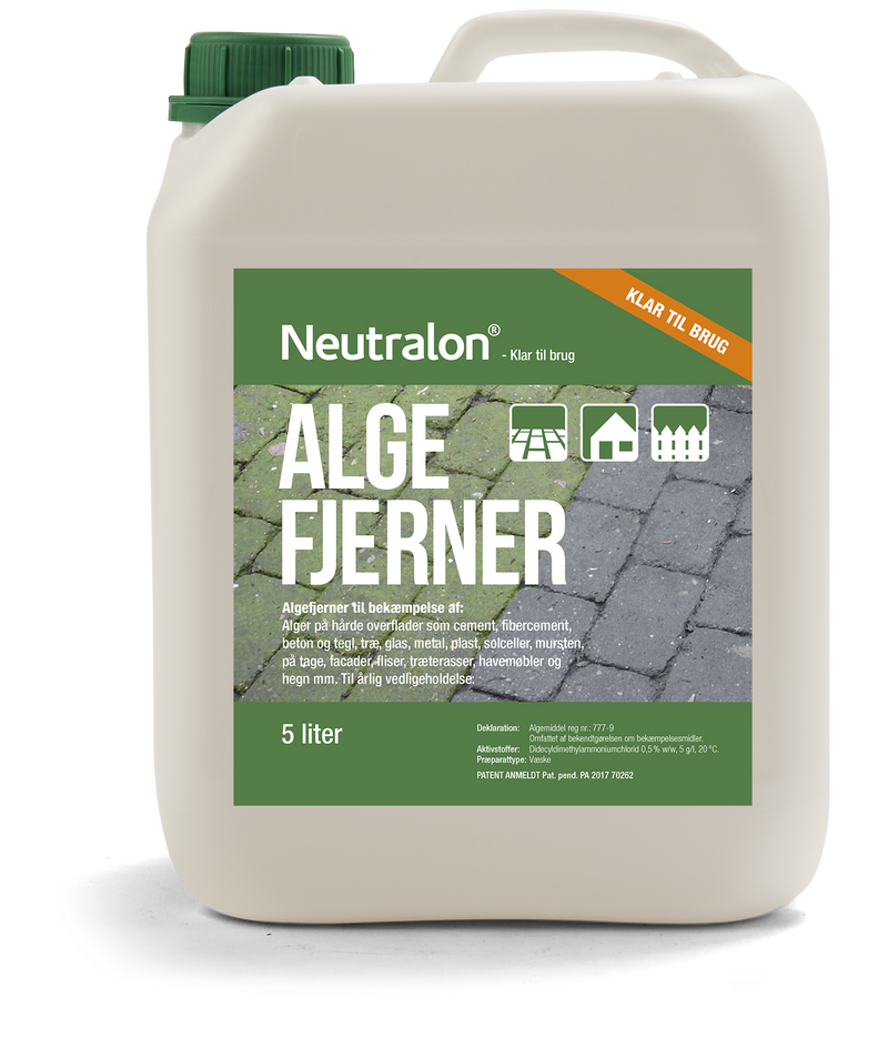 Algefjerner - Neutralon - 5 liter klar til brug