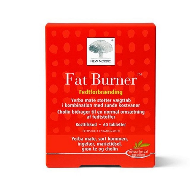New Nordic Fat Burner kosttilskud, pakke med 60 tabletter