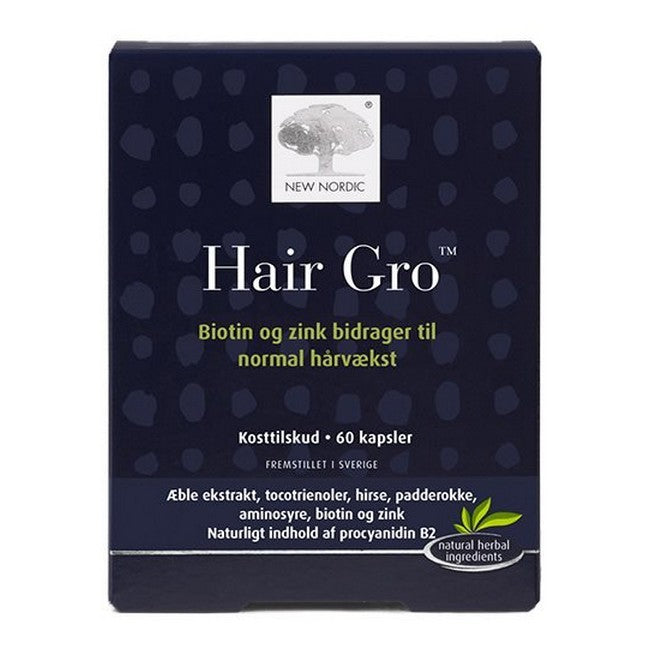 Pakke med New Nordic Hair Gro, 60 stk
