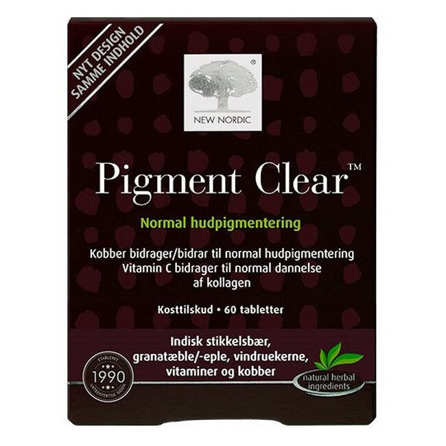 New Nordic Skin Care Pigment Clear, pakke med 60 stk. kosttilskud