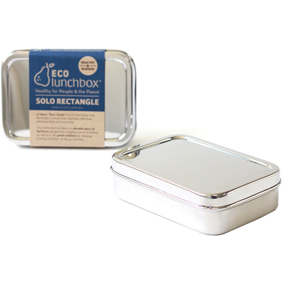 ECOlunchbox Solo Rectangle madkasse på 850 ml