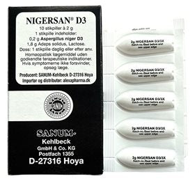 Nigersan stikpiller D3 &bull; 10 stk.