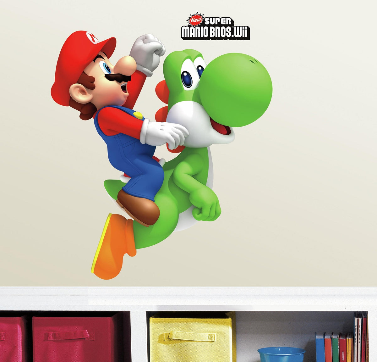 Se Nintendo Super Mario Bros med Yoshi og Mario Wallstickers ✔ Kæmpe udvalg i Roommates - Køb online på udsalg og tilbud lige nu ✔ Billig fragt og hurtig levering - Varenummer: MMAction-216108 og 895221006906 på lager - Udsalg på Wallstickers til børneværelset Spar stort – op til 59% - Over 2.739 kendte mærker på stort udsalg