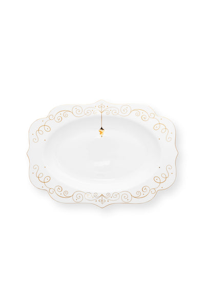 Se tilbud på Oval Platter Royal Winter White 40x28.5cm! Billigt udsalg på Pip Studio. Hurtig levering, 1-2 hverdage. Køb nu!