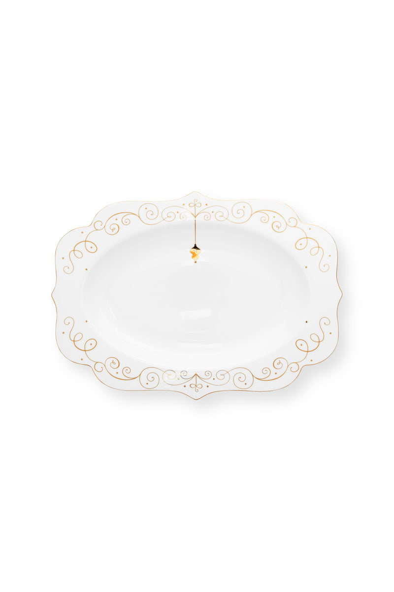 Se tilbud på Oval Platter Royal Winter White 40x28.5cm! Billigt udsalg på Pip Studio. Hurtig levering, 1-2 hverdage. Køb nu!