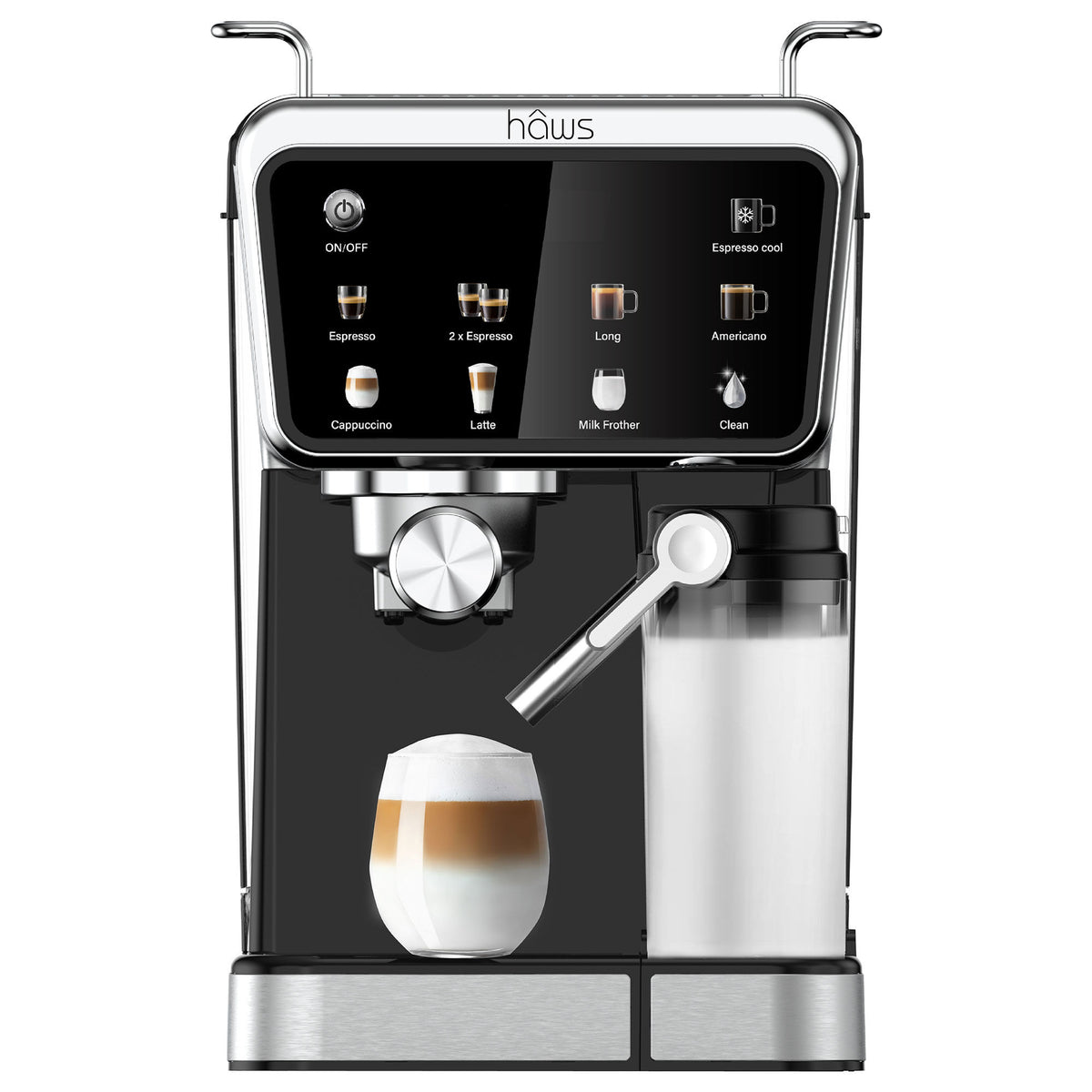 Hâws 7-IN-1 halvautomatisk espressomaskine til kaffe og espresso