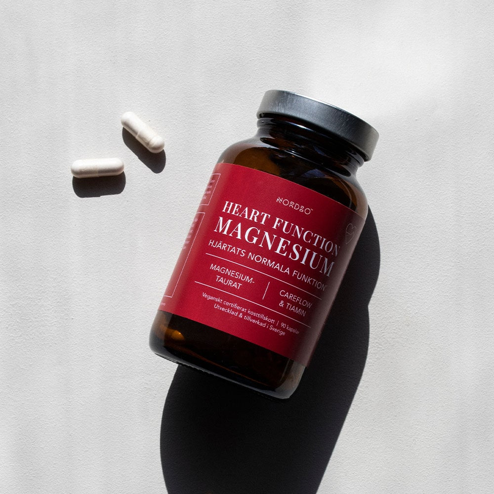 Se Nordbo Heart Function Magnesium - 90 kaps. ✔ Kæmpe udvalg i Nordbo - Køb online på udsalg og tilbud lige nu ✔ Super billig fragt og lynhurtig levering - Varenummer: Helsegrossisten-56132 og 7350076867605 på lager - Udsalg på Sundhed > Mærker > Magnesium Spar stort – op til 59% - Over 2.739 mærker med kæmpe udsalg
