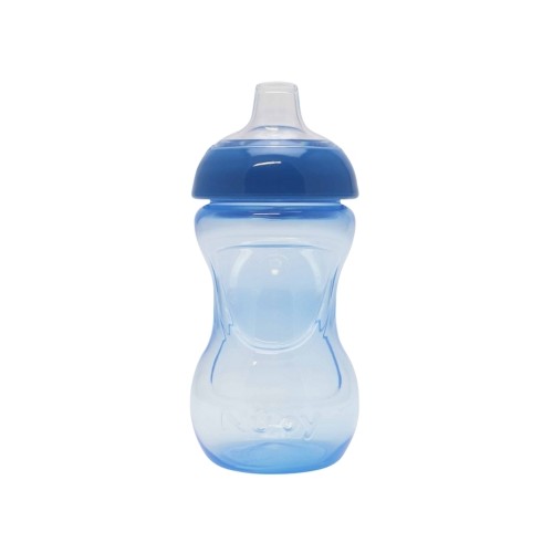 Blå Nüby Mini Grip kop til små hænder, fra 4 måneder