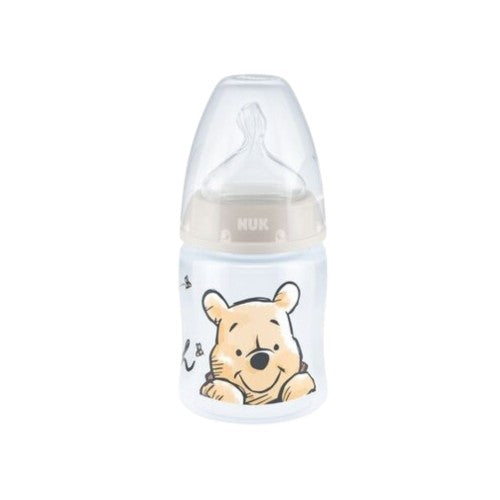 NUK First Choice sutteflaske med Disney-motiv i beige til 0-6 måneder