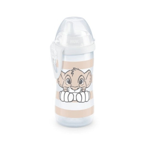 NUK Kiddy Cup drikkeflaske med tud og Disney-print fra Lion King