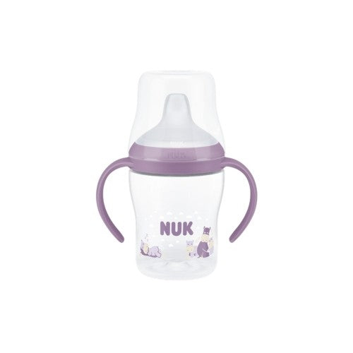 NUK Perfect Match learner bottle på 150 ml med fleksibelt silikonesugerør