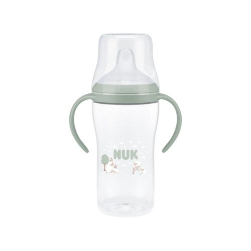 NUK Perfect Match Learner Bottle drikkeflaske med silikonesugerør, 260 ml