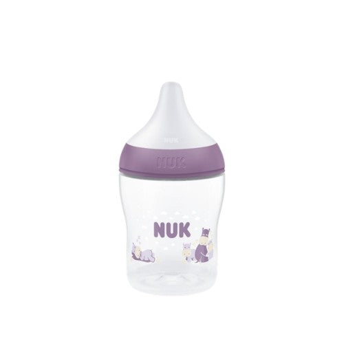 NUK Perfect Match sutteflaske på 150 ml med blød silikonesut og anti-kolik