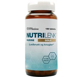 Se Nutrilenk gold marine 180 tab. ✔ Kæmpe udvalg i Bolig Magasin - Køb online på udsalg og tilbud lige nu ✔ Super billig fragt og lynhurtig levering - Varenummer: Helsegrossisten-57293 og 5709731024013 på lager - Udsalg på Sundhed > Mezina > Led og knogler Spar stort – op til 53% - Over 2.739 mærker med kæmpe udsalg
