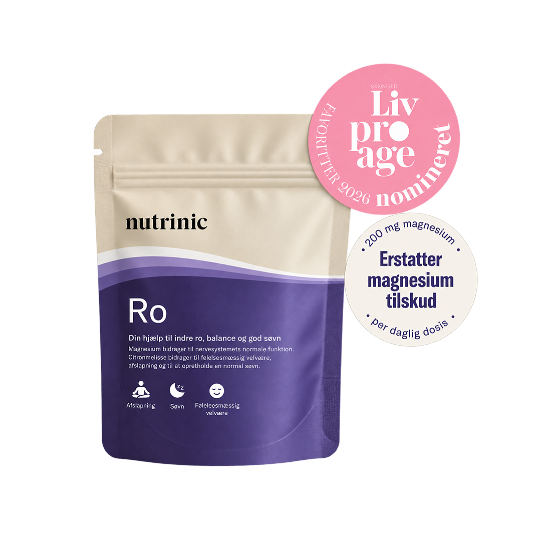 Nutrinic Ro kosttilskud med magnesiumbisglycinat og citronmelisse