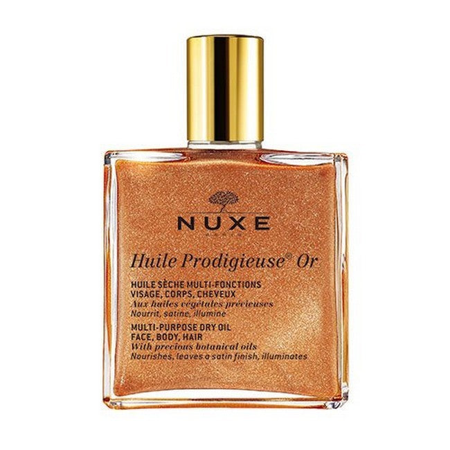 Nuxe Huile Prodigieuse Or multi purpose tør olie med Gold Shimmer, 50 ml