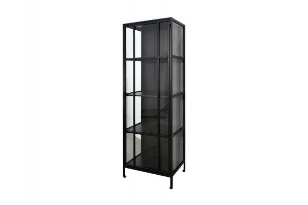 Se Nyråd Vitrineskab i Metal - 60x40x172 cm - Sort ❤ Lav fragtpris og hurtig levering - Varenummer: Havemøbelland-DK3949 og barcode / Ean: 5740002306506 på lager - Udsalg på INDEMØBLER - Møbler i metal Få op til 69% i rabat - Find over 1.798 brands på udsalg