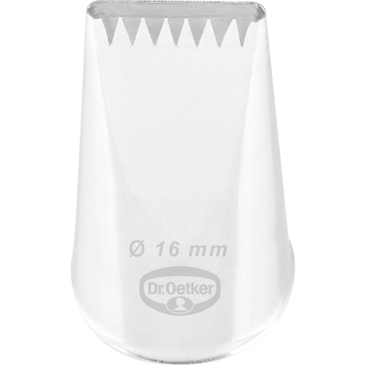 Dr. Oetker kanttylle Kurv, 16 mm, i rustfrit stål
