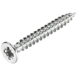 Undersænket spånpladeskrue Ø3,5 mm med krydskærv PZ2 i galvaniseret stål fra Häfele