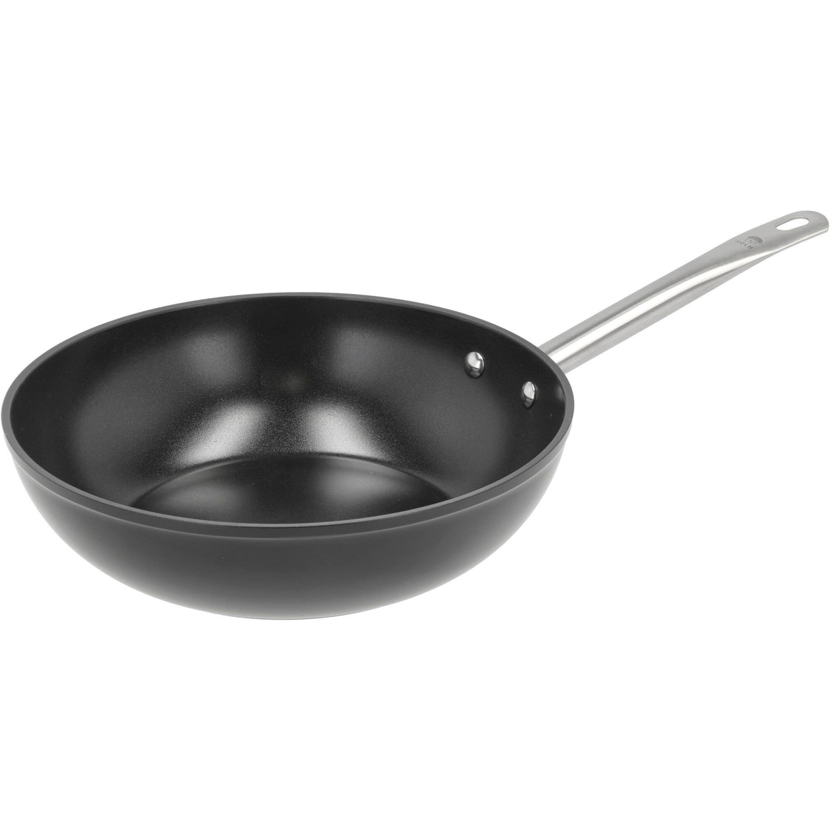 Holm wokpande på 28 cm i aluminium med keramisk belægning