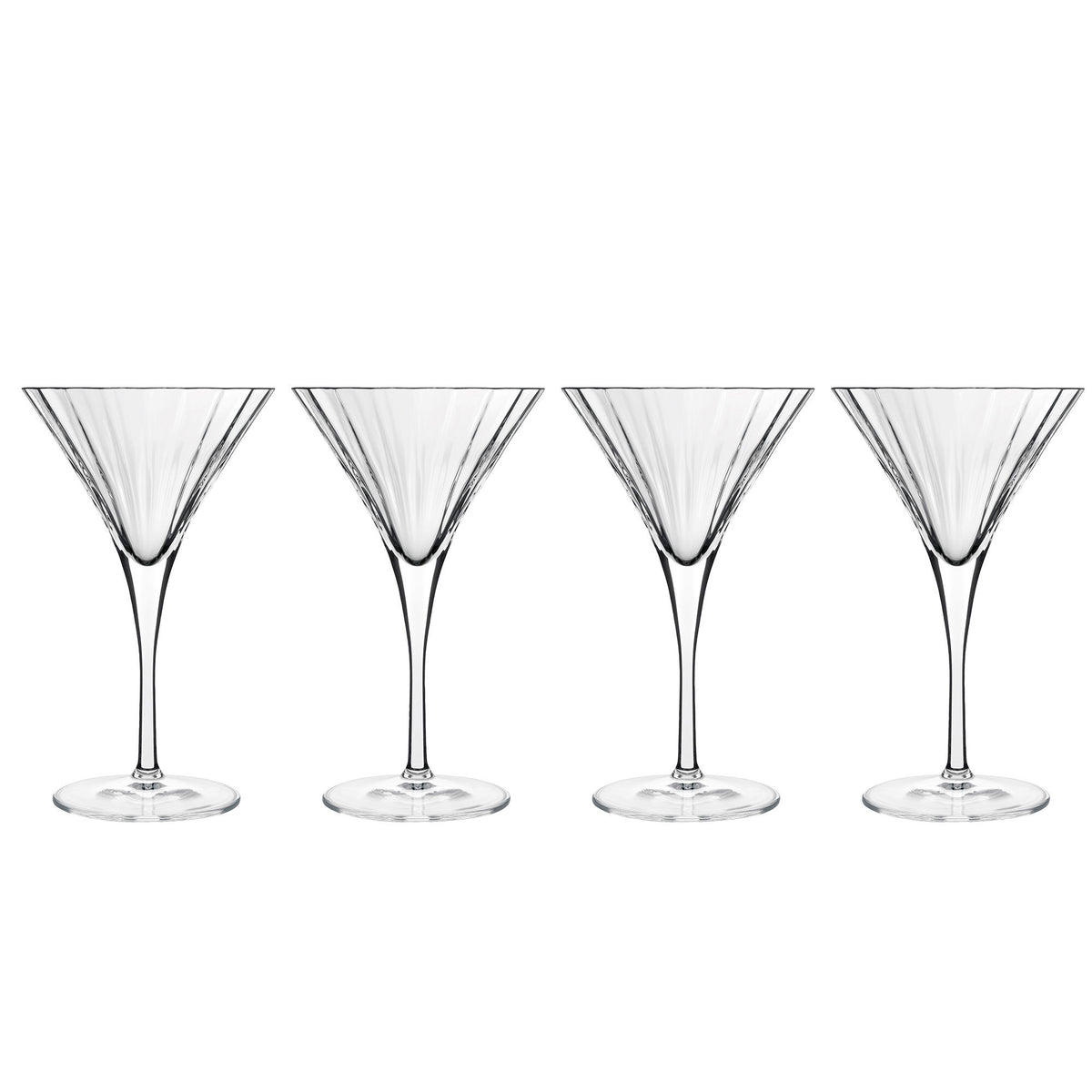 Fire Bach cocktailglas på 26 cl fra Luigi Bormioli med fasettslibning