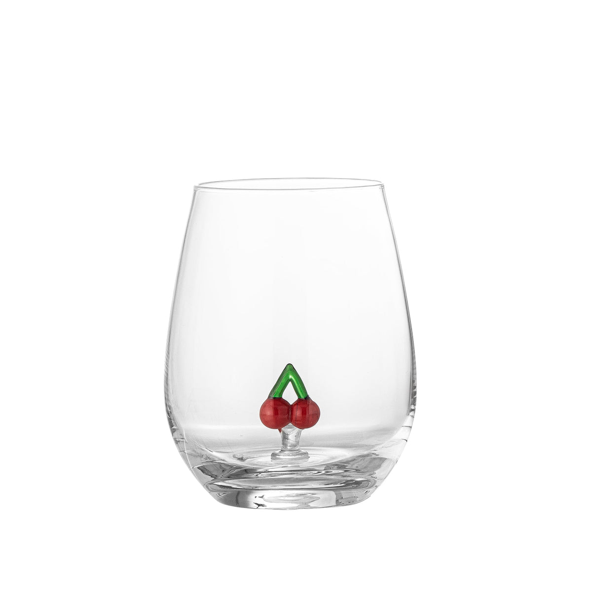 Misa drikkeglas fra Bloomingville i klart glas med figur i bunden